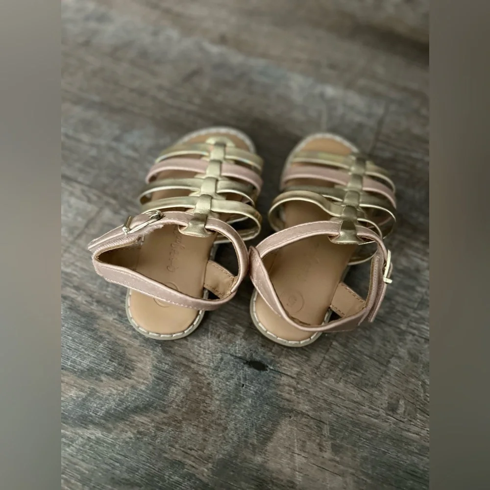 🌸 $10 SALE 🌸 Cat & Jack Toddler Girls Sandals Size 5c